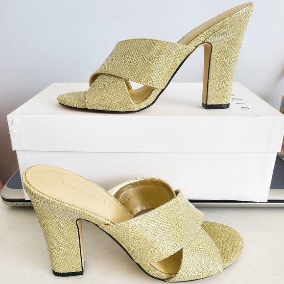 Marc Fisher Shoes - Marc Fisher jazzia gold metallic heel